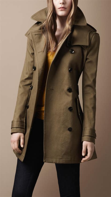 burberry trench coat women green|Burberry detachable hood trench coat.